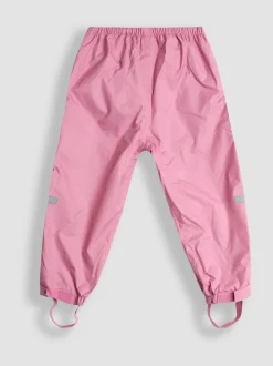 JoJo Maman Bébé Pink Pack-Away Waterproof Trousers