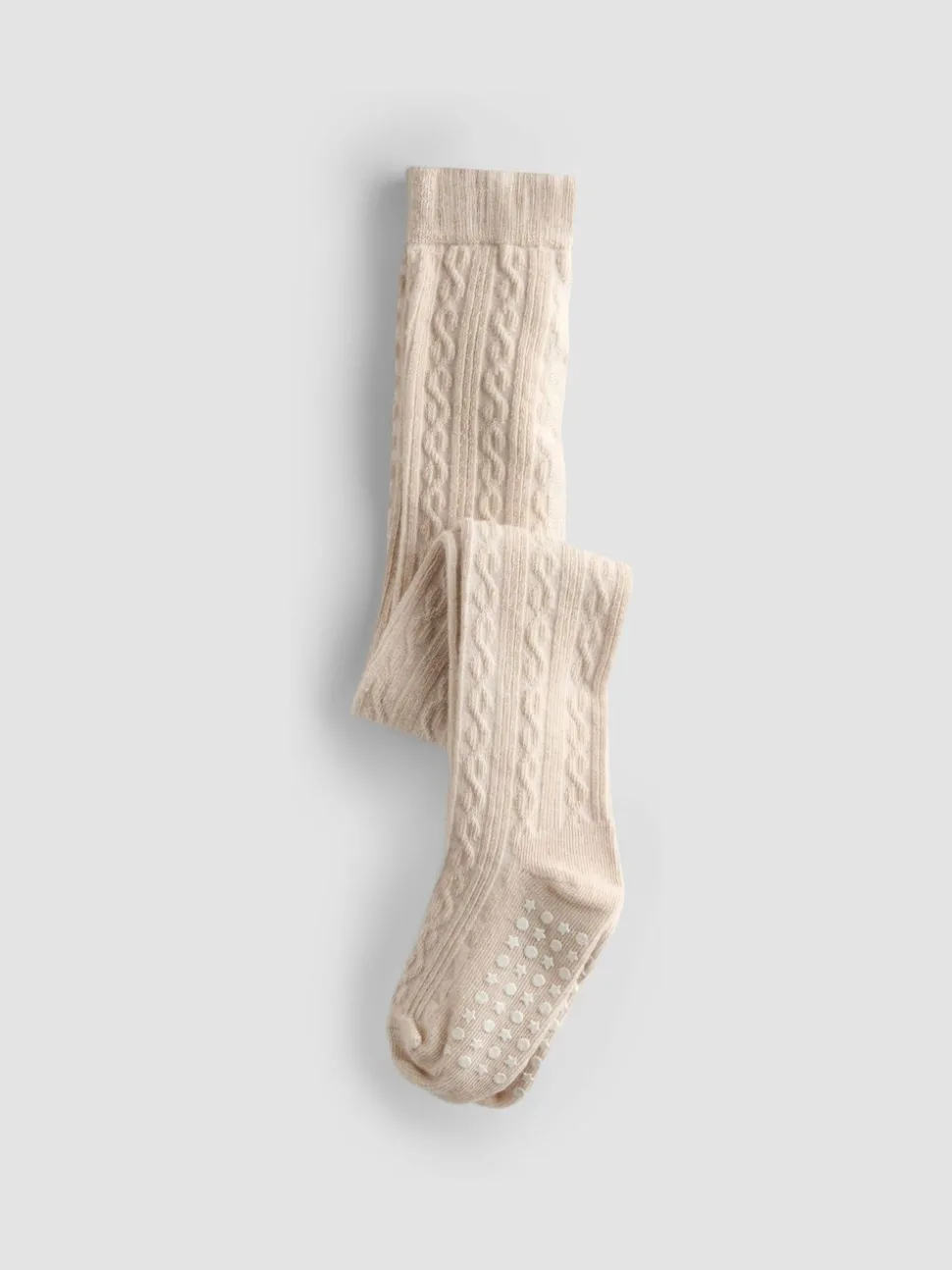 JoJo Maman Bébé Pink 2-Pack Cotton Rich Cable Tights