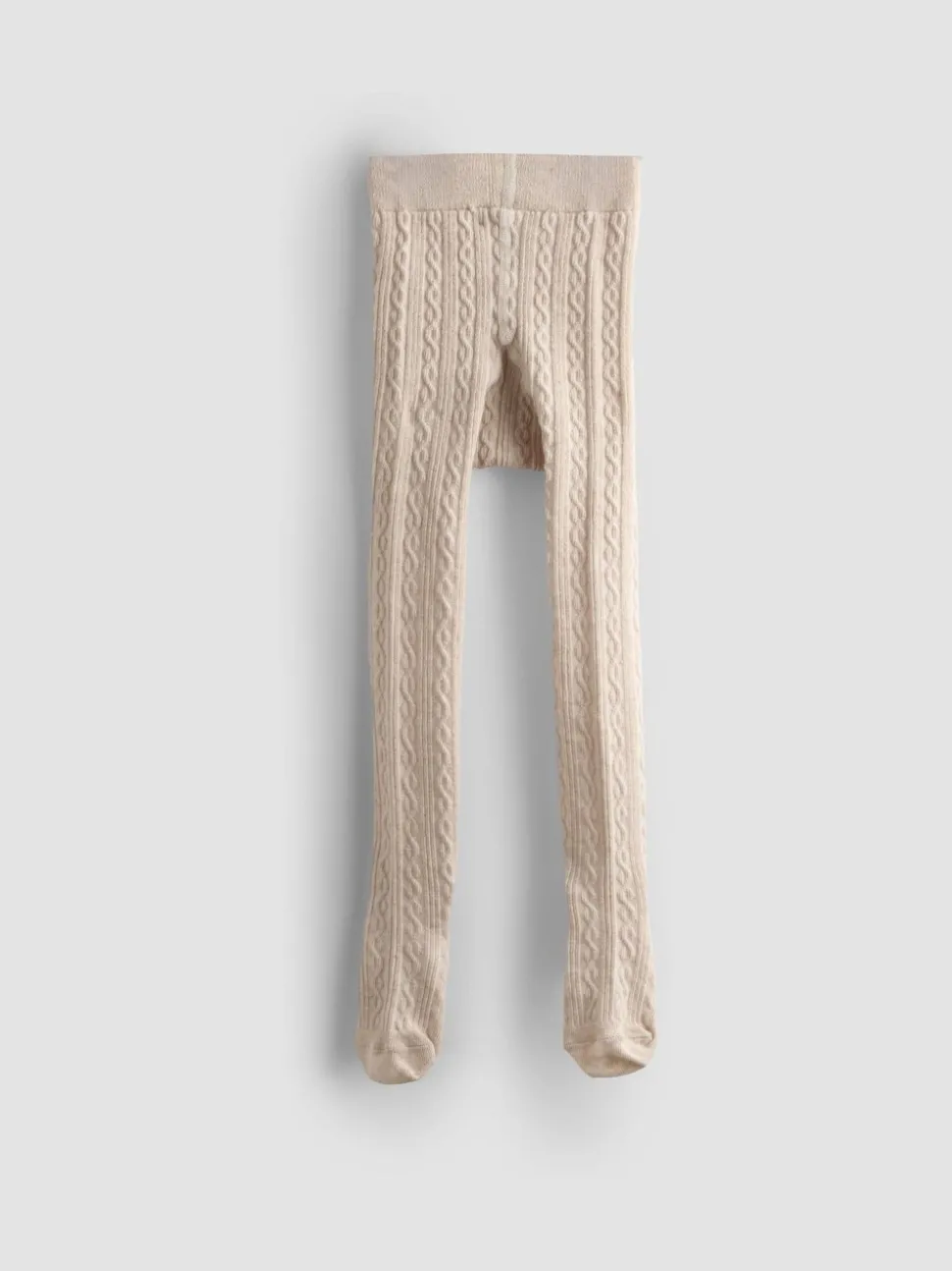 JoJo Maman Bébé Pink 2-Pack Cotton Rich Cable Tights