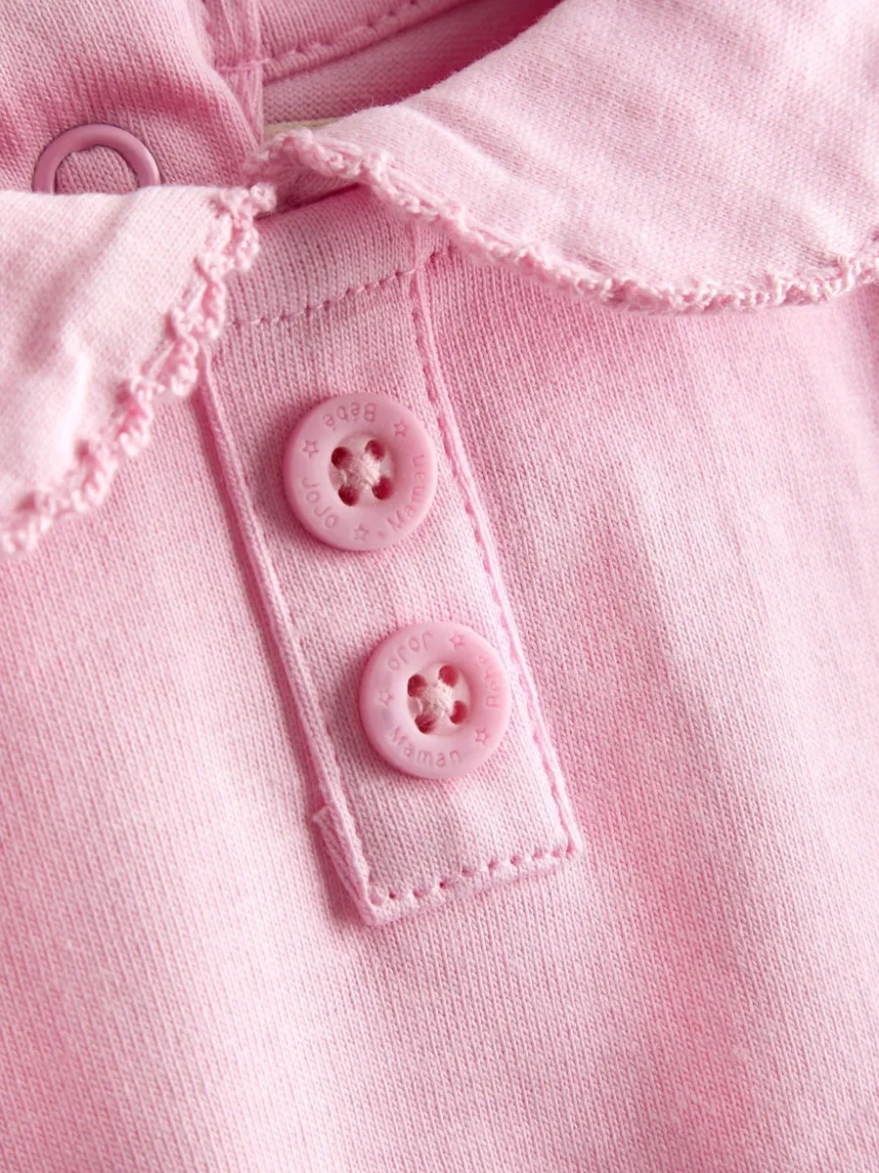 JoJo Maman Bébé Pink 2-Pack Ditsy Floral Peter Pan Bodies
