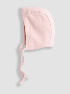 JoJo Maman Bébé Pink 2-Pack Pointelle Bonnets