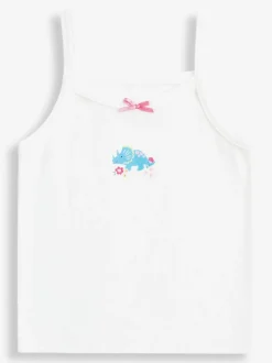 JoJo Maman Bébé Pink 3-Pack Vest Set