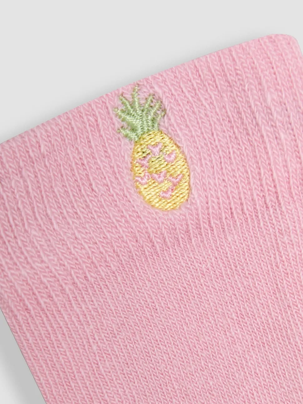 JoJo Maman Bébé Pink Printed Socks 3 Pack