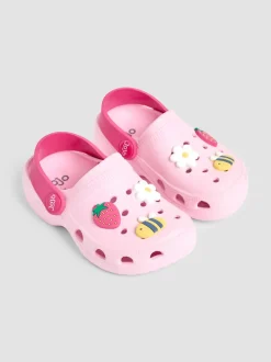 JoJo Maman Bébé Pink Slip On Clog