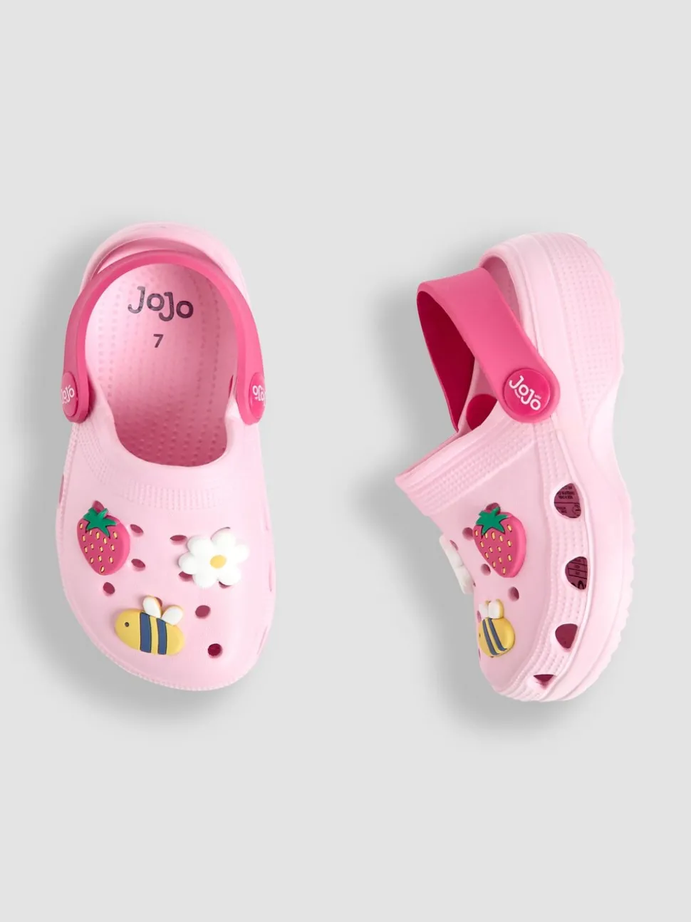 JoJo Maman Bébé Pink Slip On Clog
