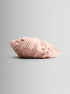 JoJo Maman Bébé Pink Tartan Bow Beret