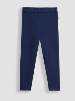 JoJo Maman Bébé Purple Fleece-Lined Leggings 2-Pack