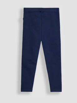 JoJo Maman Bébé Purple Fleece-Lined Leggings 2-Pack
