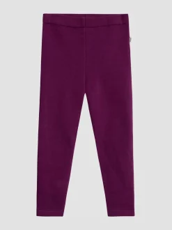 JoJo Maman Bébé Purple Fleece-Lined Leggings 2-Pack