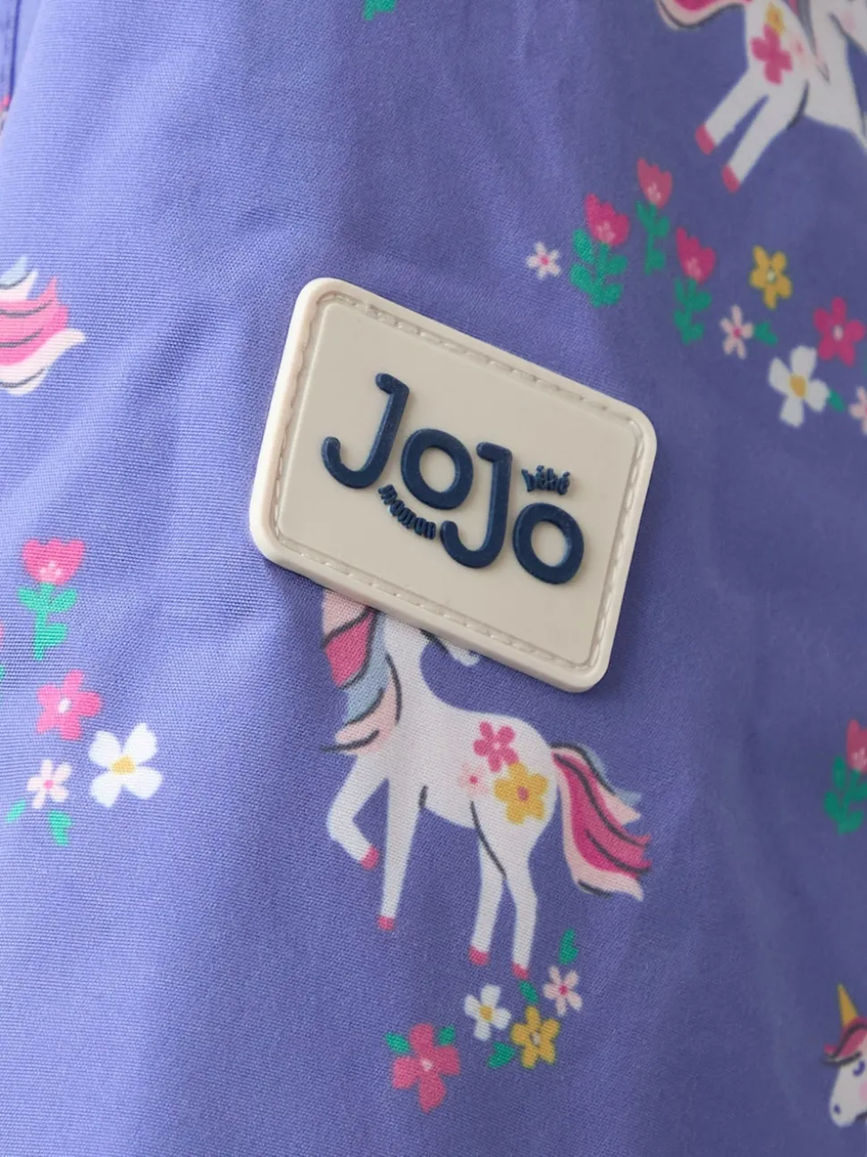 JoJo Maman Bébé Purple 4-In-1 Waterproof Polar Fleece Jacket