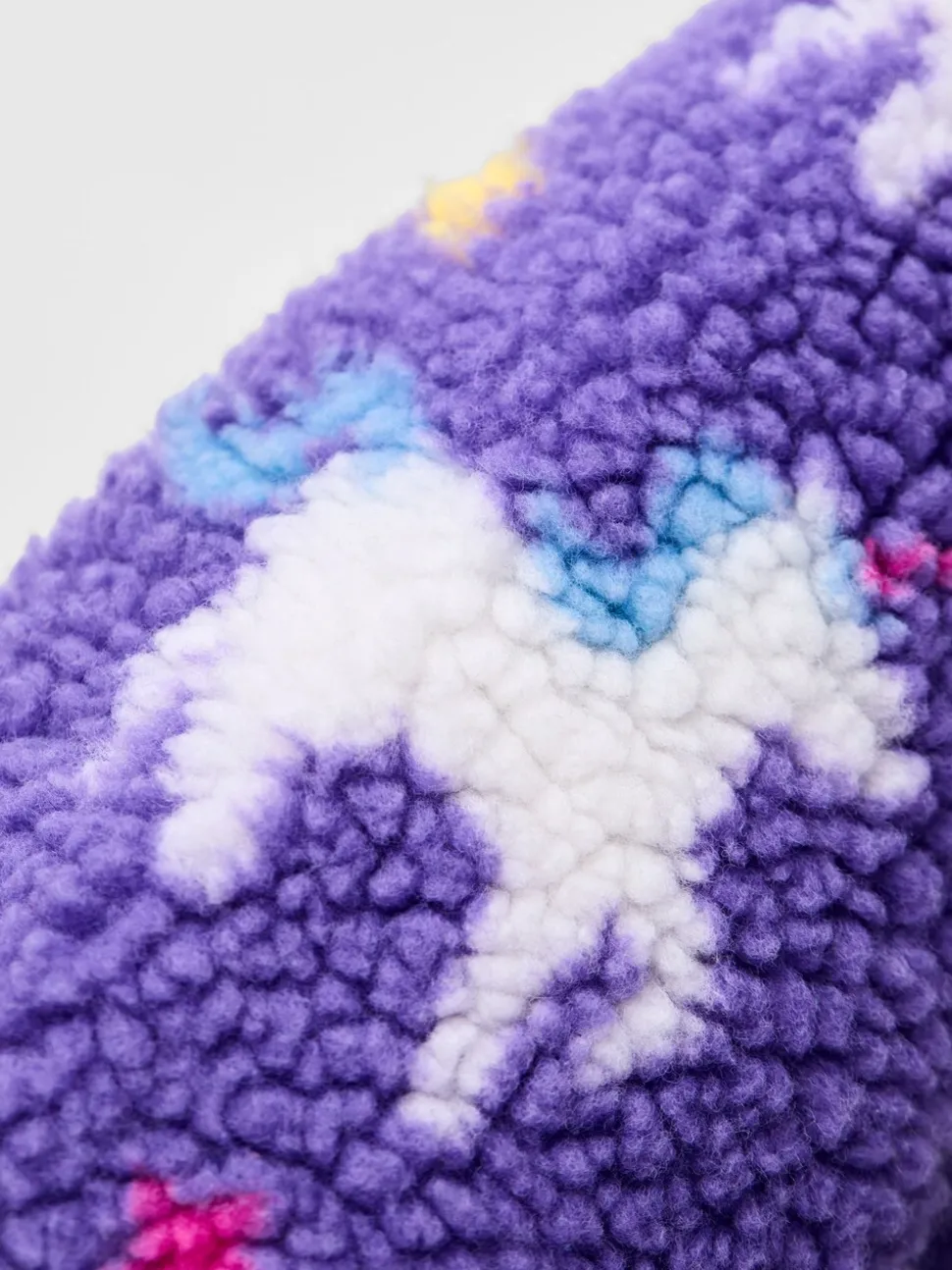 JoJo Maman Bébé Purple Unicorn Borg Fleece Jacket