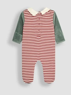 JoJo Maman Bébé Red 2-Piece Baby Elf Outfit Set