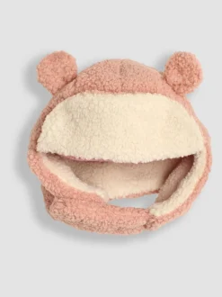 JoJo Maman Bébé Rose Pink Cosy Borg Hat
