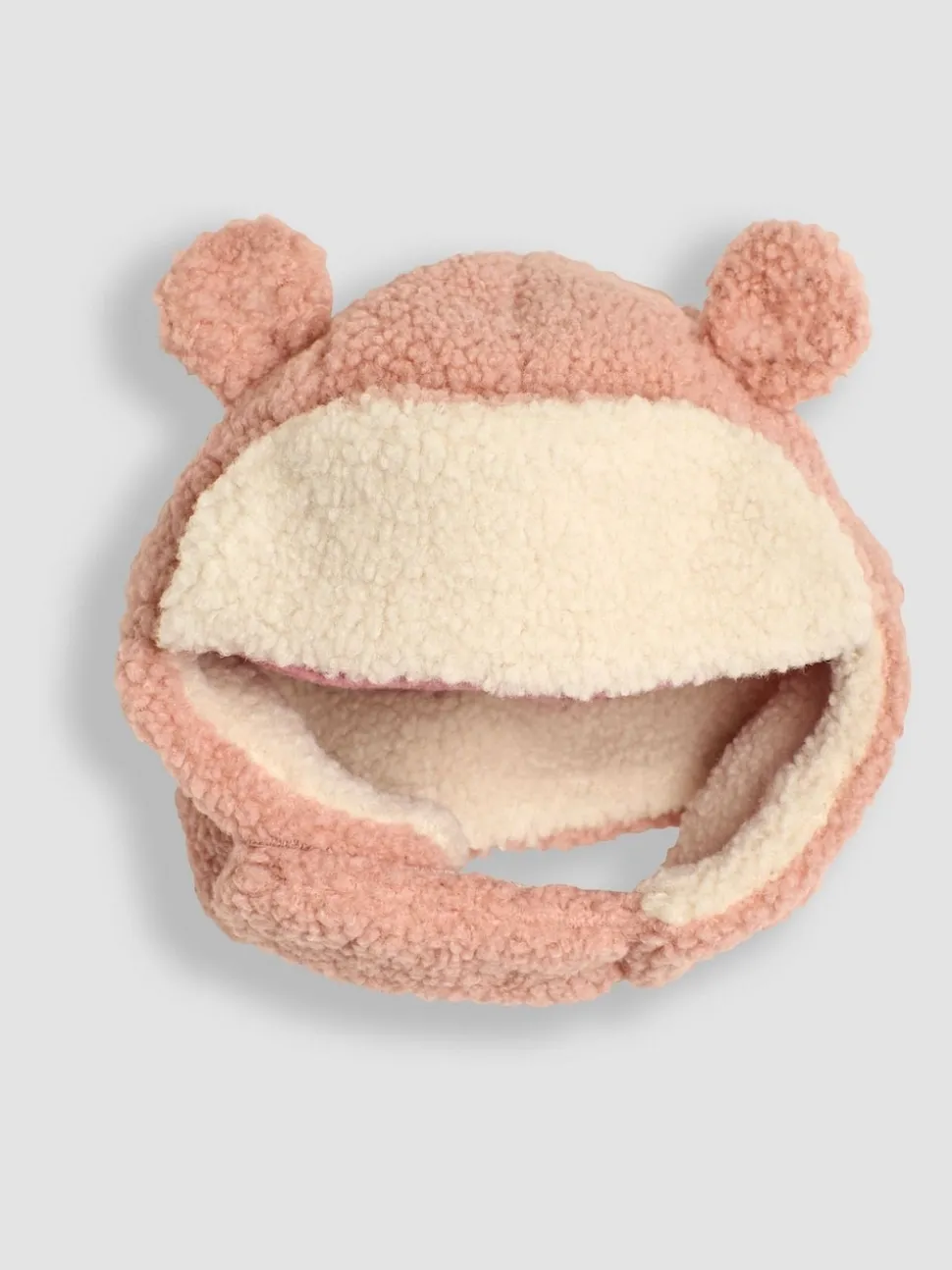 JoJo Maman Bébé Rose Pink Cosy Borg Hat