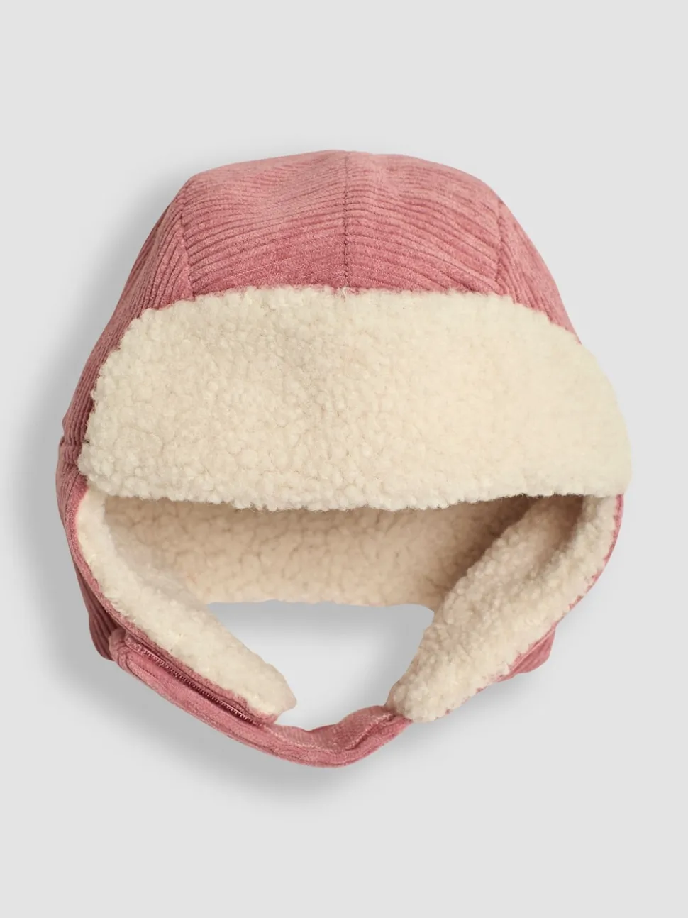 JoJo Maman Bébé Rose Pink Cosy Cord Hat