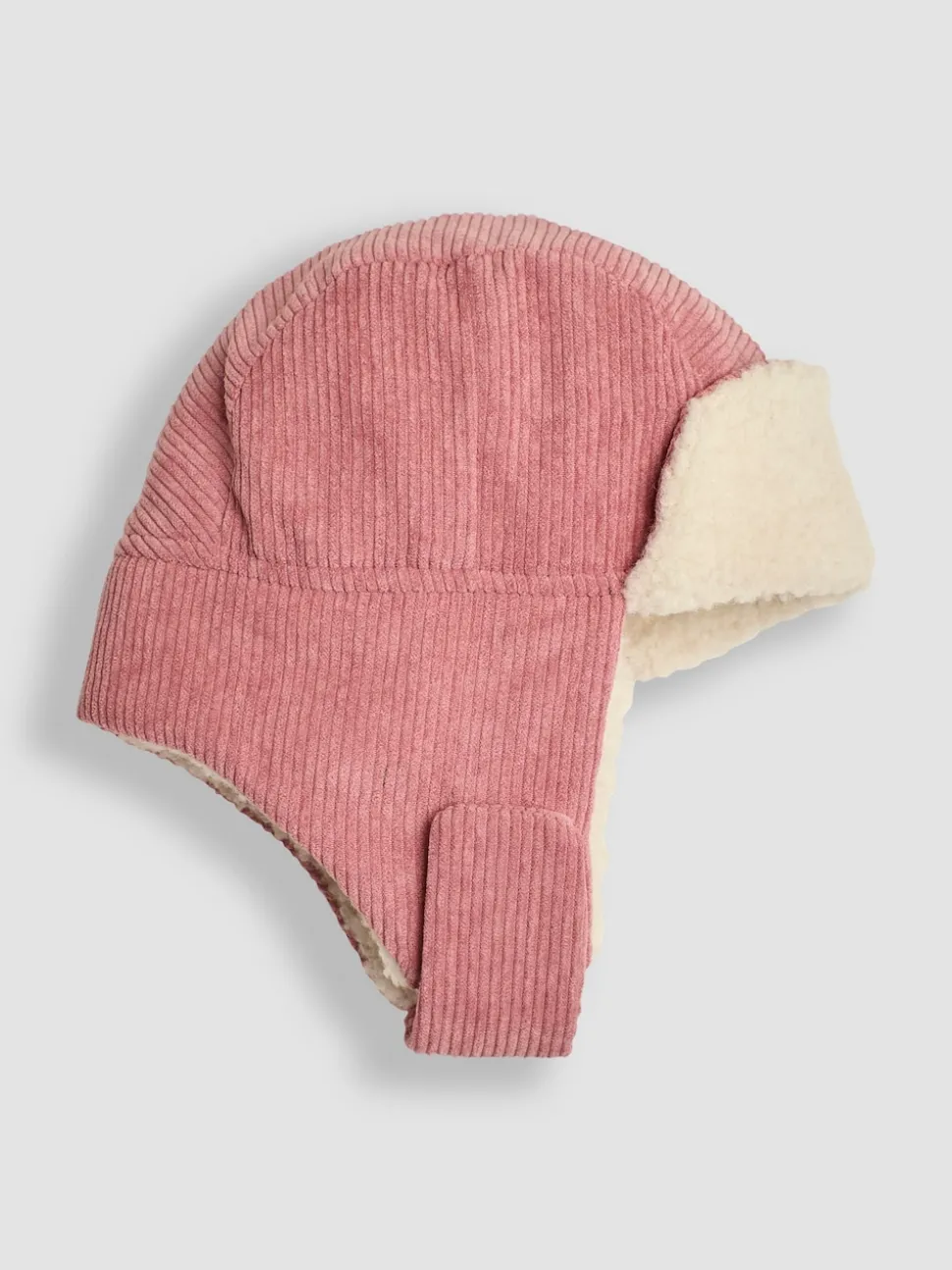 JoJo Maman Bébé Rose Pink Cosy Cord Hat