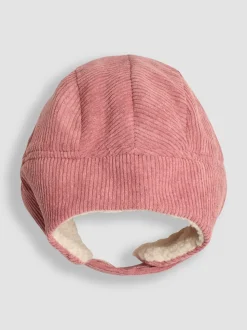 JoJo Maman Bébé Rose Pink Cosy Cord Hat