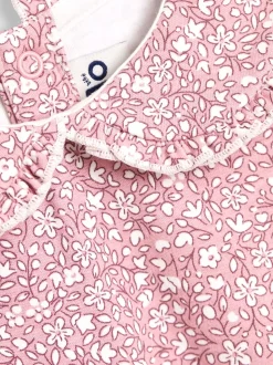 JoJo Maman Bébé Rose Pink 2-Pack Printed Collar Tops