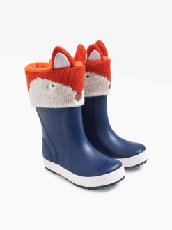 JoJo Maman Bébé Rust Orange Fox Fox Welly Liners