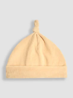 JoJo Maman Bébé Stone Pudding Velour Hat