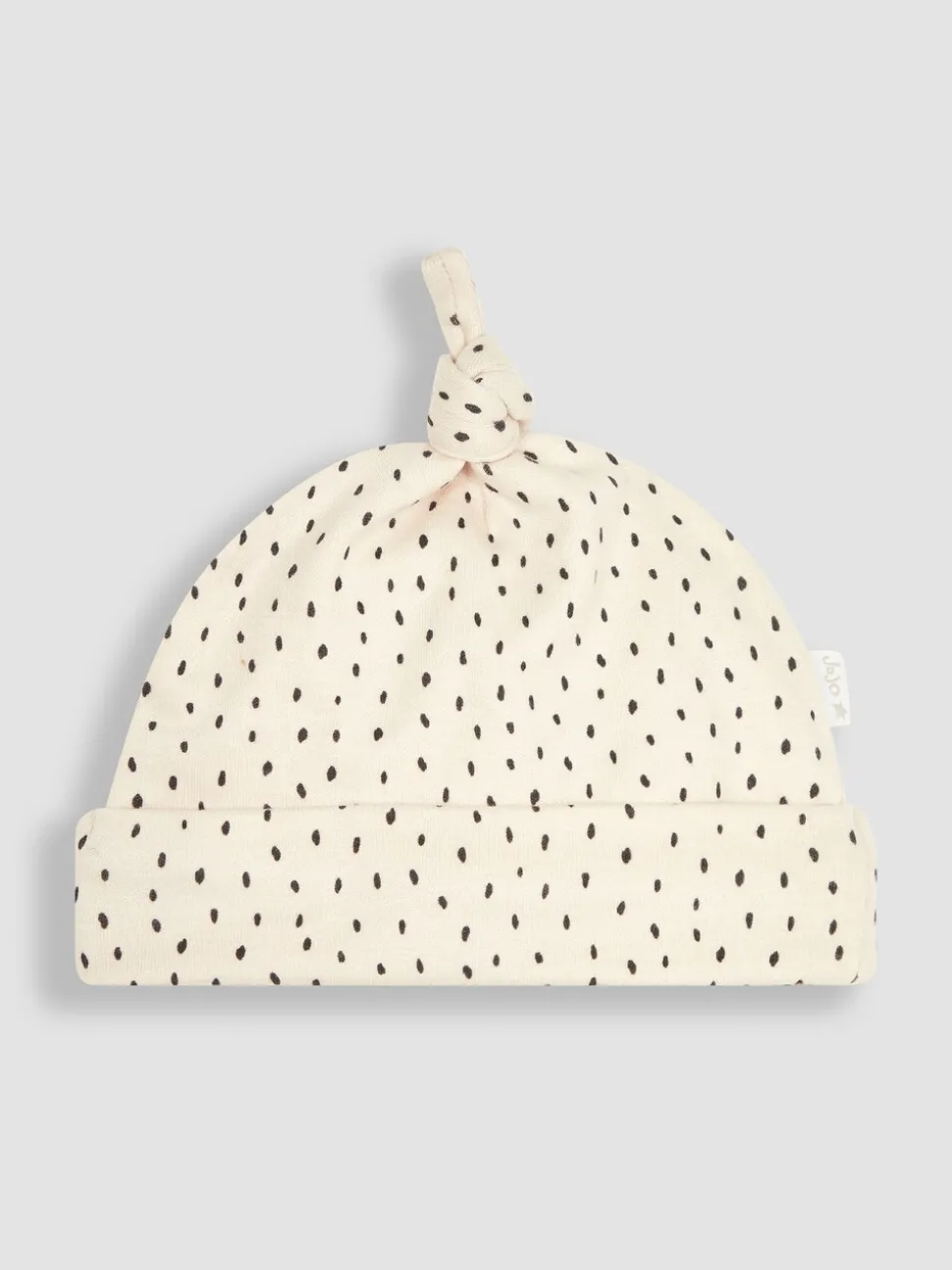 JoJo Maman Bébé Stone Spot Print Cotton Baby Hat