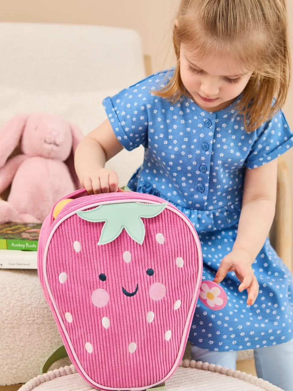 JoJo Maman Bébé Strawberry Character Backpack