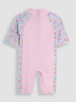 JoJo Maman Bébé Strawberry Floral Sun Protection Suit