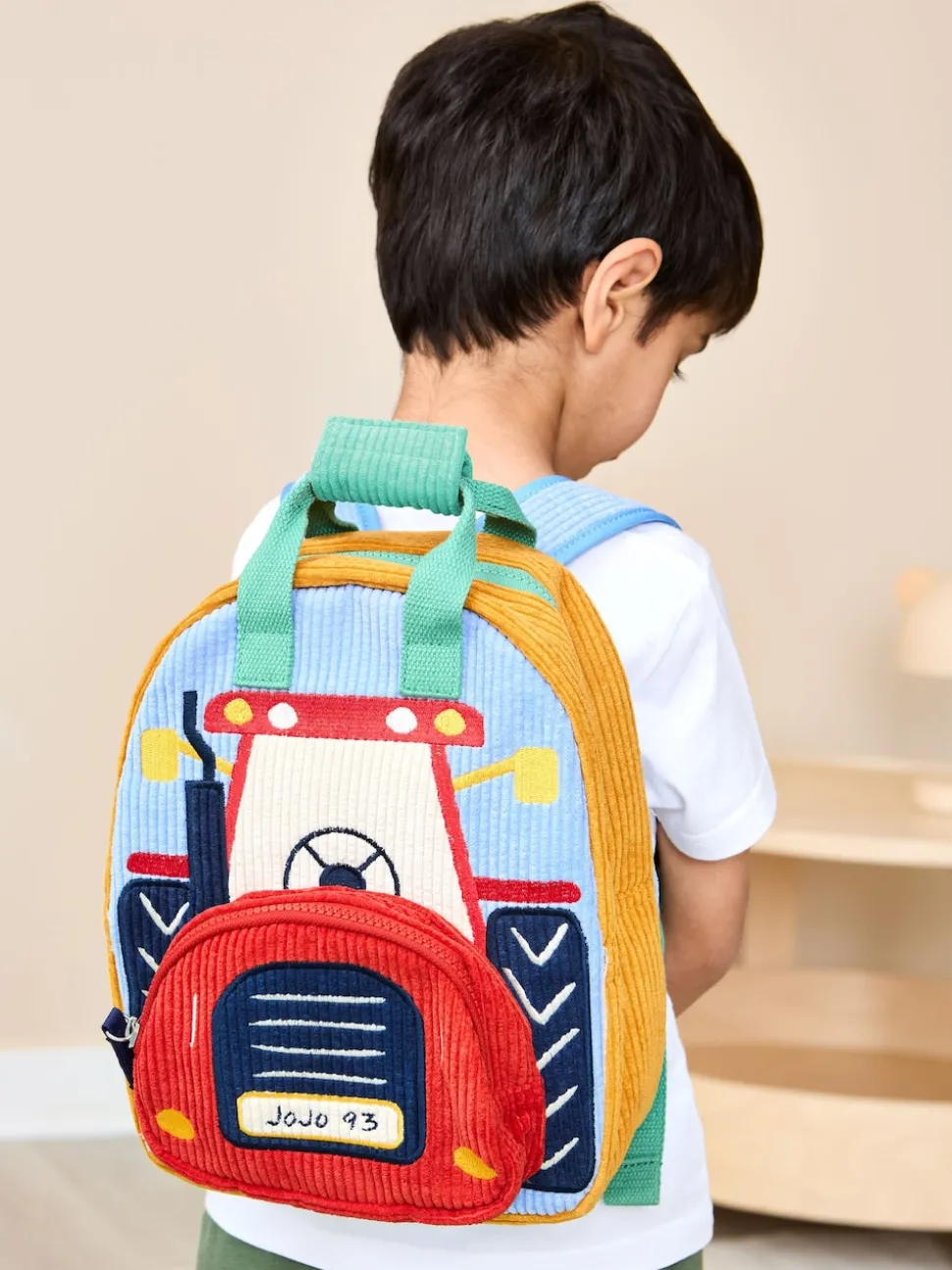 JoJo Maman Bébé Tractor Character Backpack