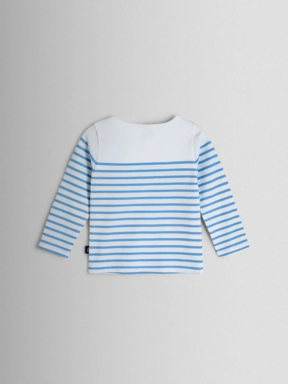 JoJo Maman Bébé White & Blue Breton Stripe Top