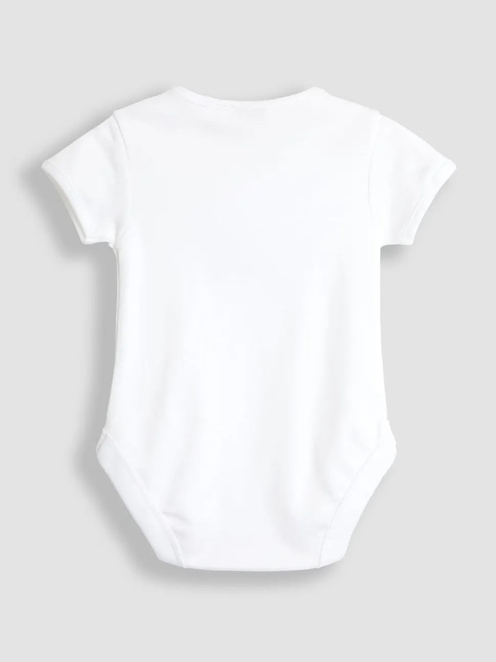 JoJo Maman Bébé White Born In 2025 Embroidered Body