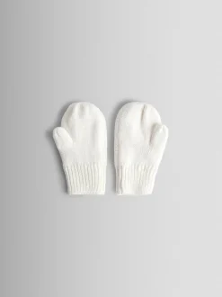 JoJo Maman Bébé White Mittens
