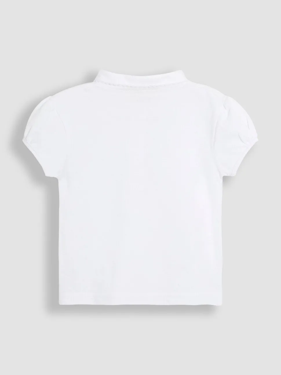JoJo Maman Bébé White 3-Pack Polo Shirts