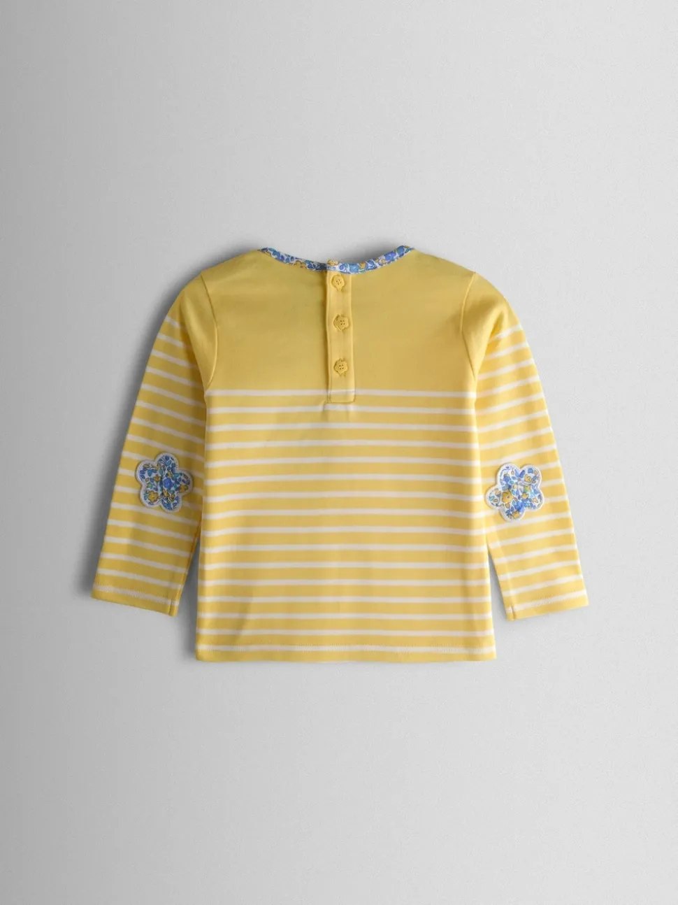 JoJo Maman Bébé Yellow Duck Breton Pocket Top