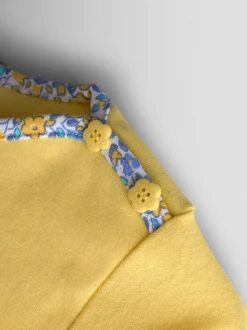 JoJo Maman Bébé Yellow Duck Breton Pocket Top
