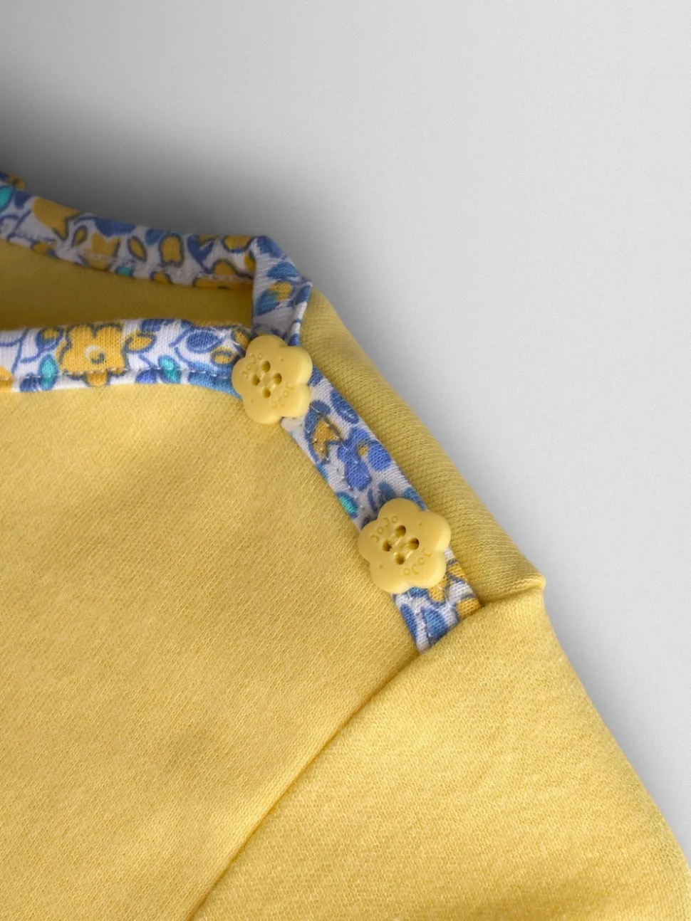 JoJo Maman Bébé Yellow Duck Breton Pocket Top