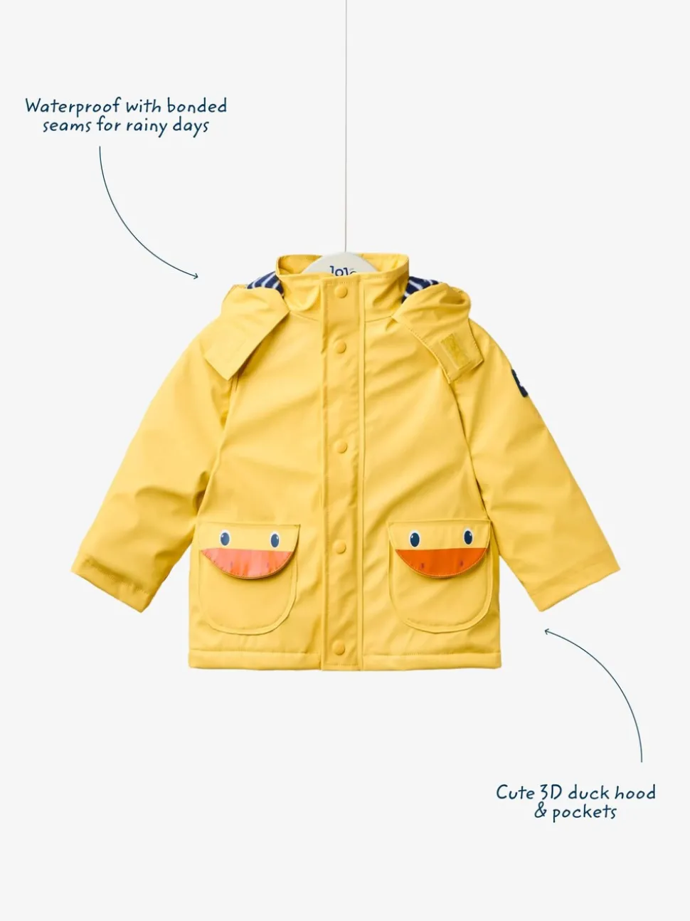 JoJo Maman Bébé Yellow Duck Waterproof Jacket