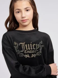 Juicy Couture Black Crew Neck Sweatshirt