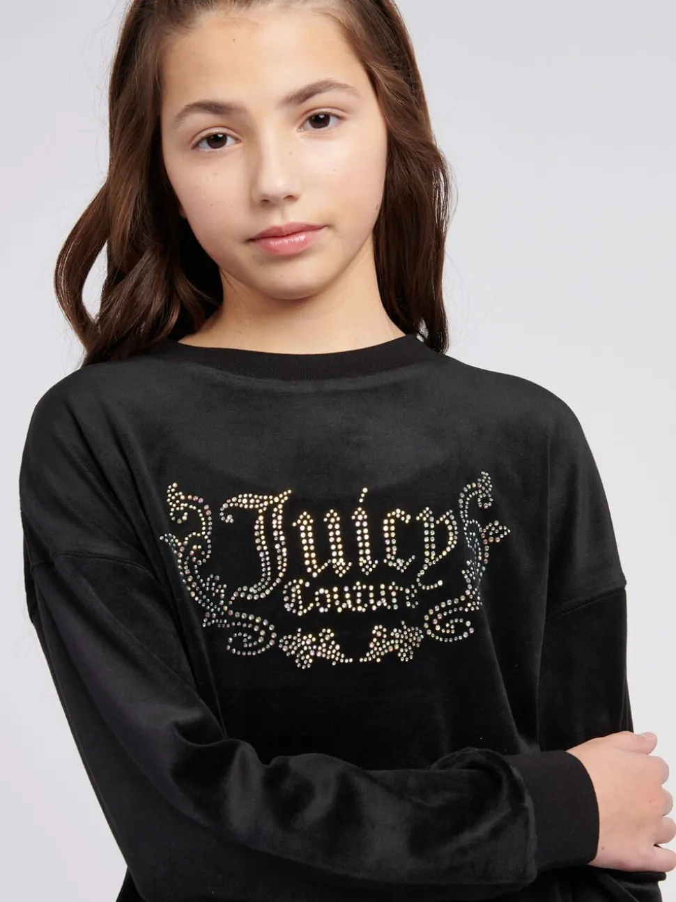 Juicy Couture Black Crew Neck Sweatshirt