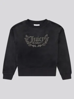 Juicy Couture Black Crew Neck Sweatshirt