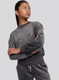 Juicy Couture Black Crew Neck Sweatshirt