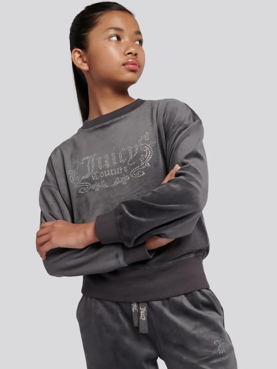Juicy Couture Black Crew Neck Sweatshirt
