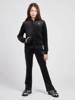 Juicy Couture Black Diamanté Bootcut Joggers