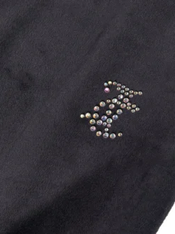 Juicy Couture Black Diamanté Bootcut Joggers