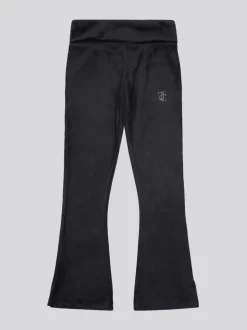 Juicy Couture Black Fold Over Waist Joggers