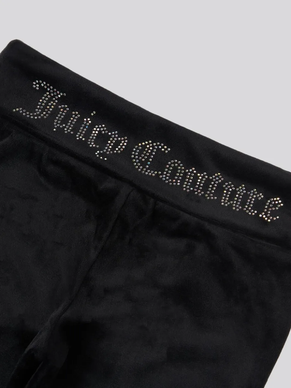 Juicy Couture Black Fold Over Waist Joggers