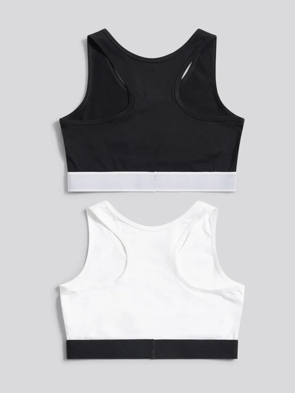 Juicy Couture Black Juicy Crop Top 2 Pack Hanging