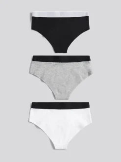 Juicy Couture Black Juicy Hipster Briefs 3 Pack Hanging