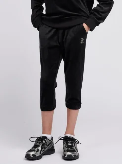 Juicy Couture Black Slim Capri Length Joggers