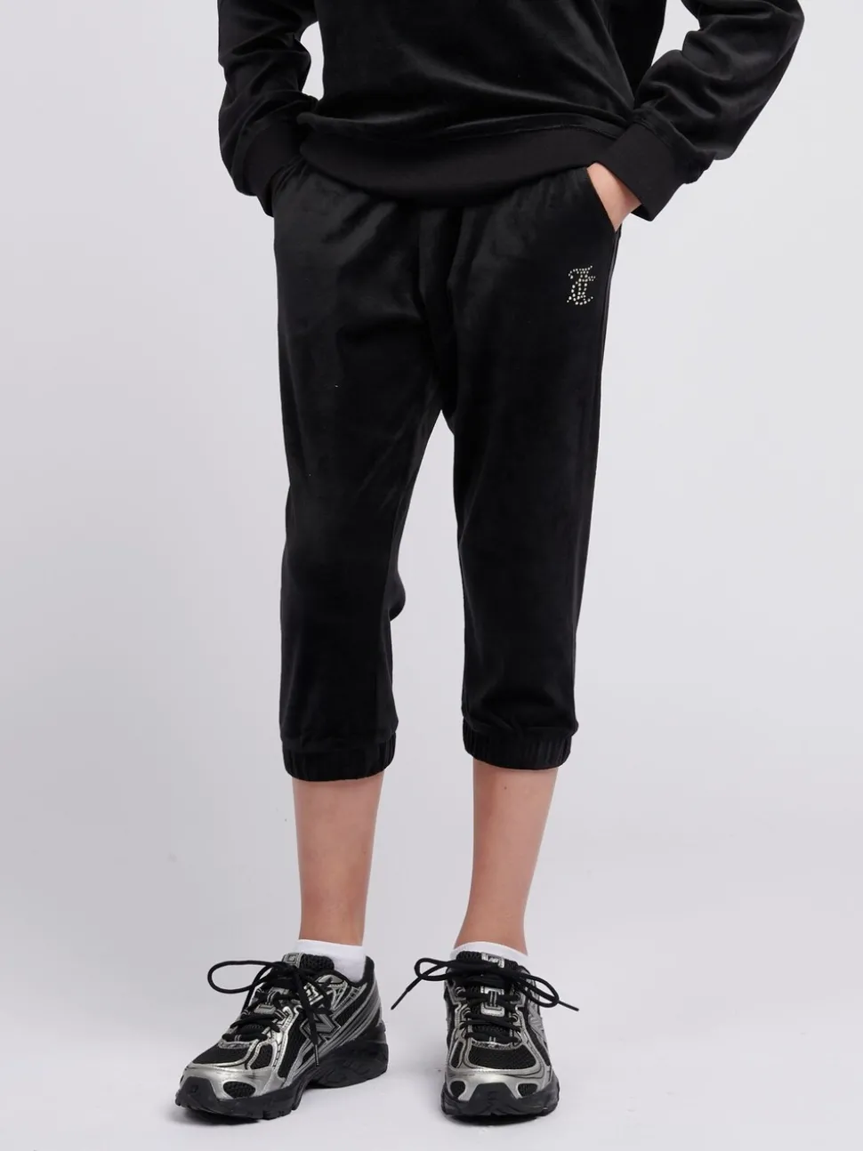 Juicy Couture Black Slim Capri Length Joggers