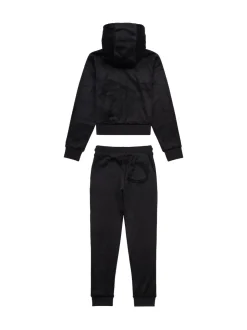 Juicy Couture Black Slim Diamante Hoodie & Tracksuit Set